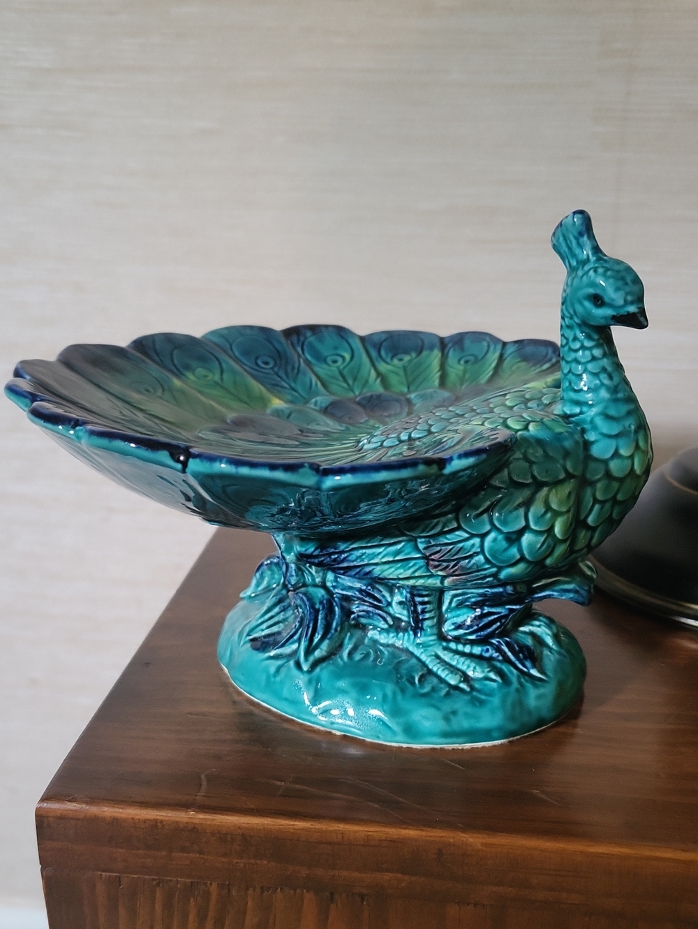 Peacock dish